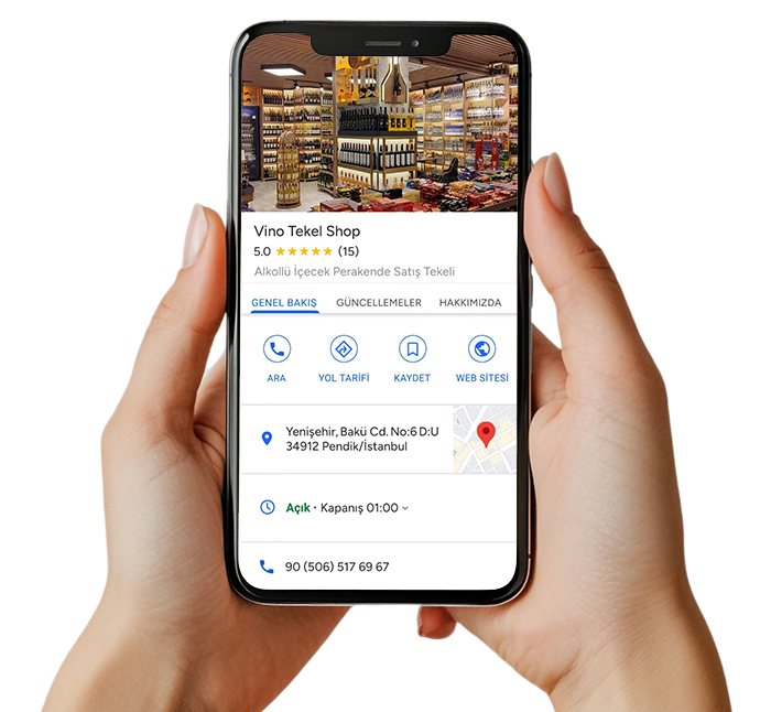 Vino Tekel Market Google İşletme Profili